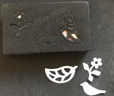 Bird Flower Leaf Sizzix