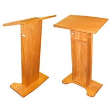 Solid Mahogany Wood Lectern -