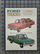 1963 Ford F250 Pickup Truck Brochure Original