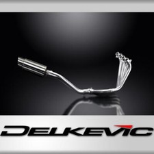 HONDA CBR650F CB650F 14-18 FULL EXHAUST SYSTEM 200mm STAINLESS ROUND SILENCER