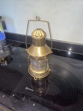 Brass Boat Hanging Oil Lamp Ship Anchor Lantern - Antique style