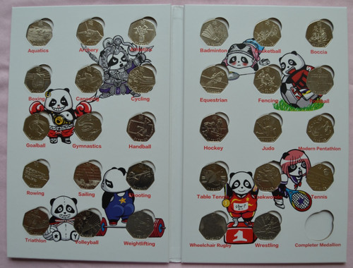 London olympics 2012 50p coin - london,