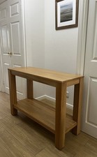 Oak Console Table - Solid Oak