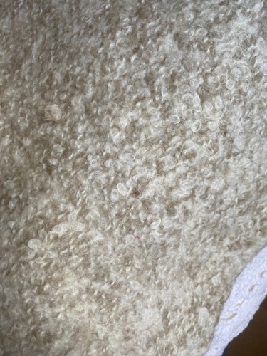 Ikea taupe mohair blanket - ikea,