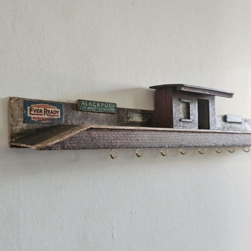 Vintage key shelf blackpool - vintage,