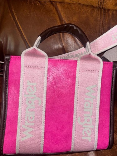 Wrangler pink satchel handbag - wrangler,