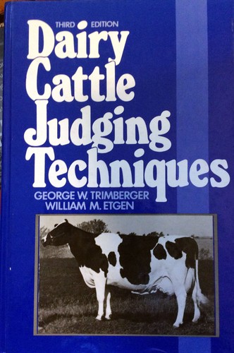Dairy cattle judging - dairy,