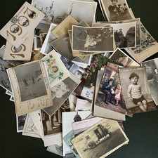 Antique Job Lot bundle of Postcards , Portraits ,  Social History , Views etc