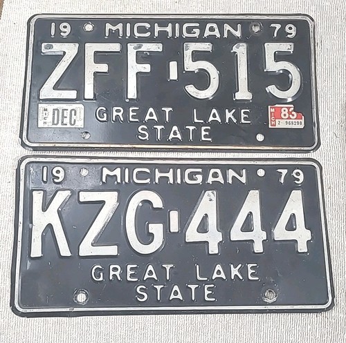 1979 michigan license plate - ,