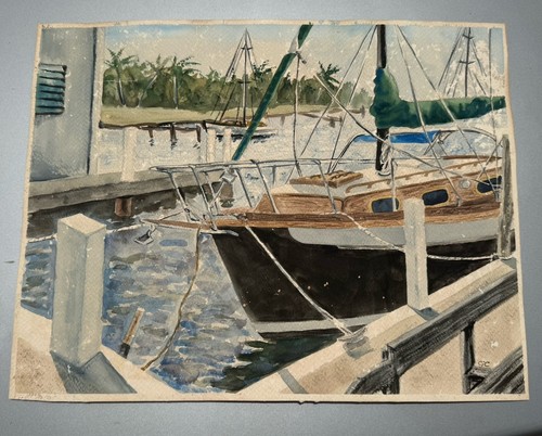 Original watercolor painting - original,