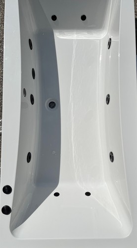 Black whirlpool bath - whirlpool,