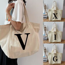 Reusable Canvas Duty Extra Large Grocery Bag Beach Tote School Shopping Bag New