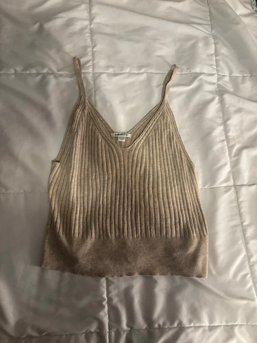 Beige oatmeal ribbed knit - oatmeal,