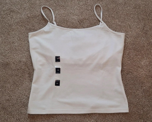 Women white cami - women's,