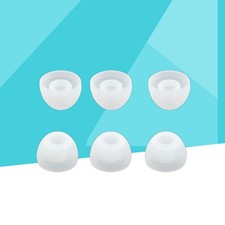 10 Pcs Transparent Silicone Ear Tips Earphone Earbud Caps Noise Isolating Tips