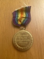 Ww1 victory medal awarded - medal,