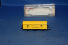 Fleischmann Piccolo 'N' LWB Refrigerated Goods Van  'Gullfiber'  Yellow  (Per...