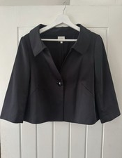 Kaliko Women’s Black Evening Occassion Blazer Size 14 VGC