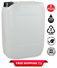 2 x 20L LITRE PLASTIC WATER