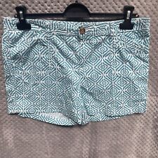 TU WOMENS SHORTS SIZE UK 12 BLUE SHORT
