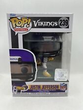 Funko Pop Vinyl Football Justin Jefferson 239 NFL Minnesota Vikings Figure NEW