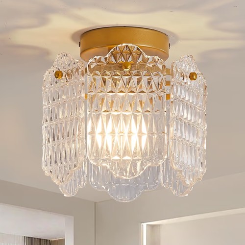Modern crystal glass - modern, ceiling