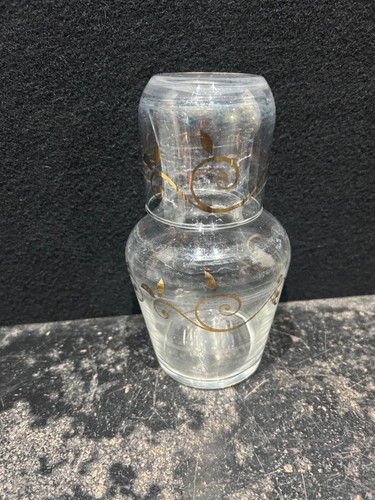 Vintage bedside water carafe - water,