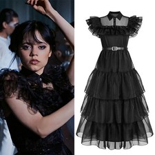 Wednesday Addams Cosplay Dress