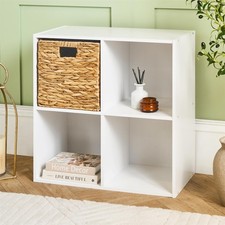 OHS Oslo Cube Storage Wood Effect Bookcase Freestanding Open Shelf Unit