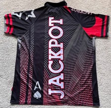 BNWT “Jackpot” Adrian Lewis Coolplay Dart Shirt Size 5XL Signed On Back