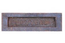 Cast iron letter box - cast, kenrick