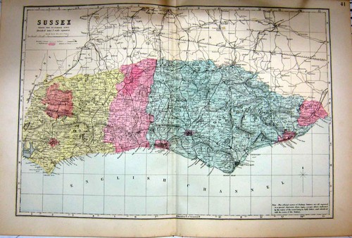 Old antique print - old, map