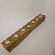 Large Solid Walnut T Light