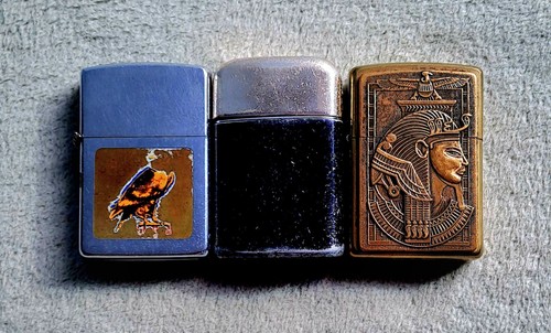 Two zippo and one ronson - zippo,