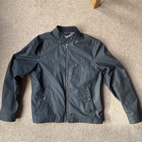 Belstaff men dark - dark, waxed