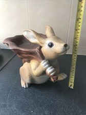 2002 Artline Rabbit Garden Bird Feeder ? Ornament (plastic)  In Great Condition