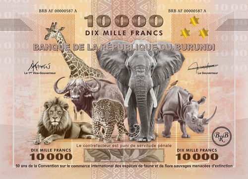 World largest banknote 10000 - largest,