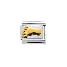 Baby Foot gold coloured