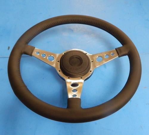 New leather steering - 14",