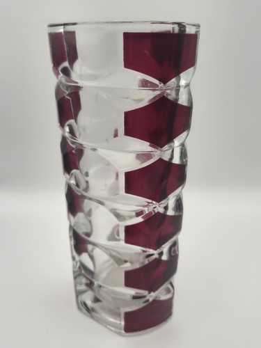 Vintage tall clear glass - tall,
