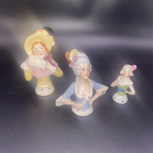 Collection three porcelain - of,