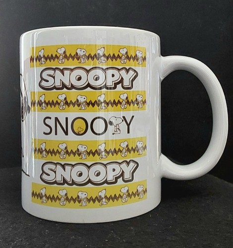 Snoopy mug yellow coffee cup - snoopy,