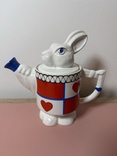 Wade 1992 White Rabbit Paul Cardew Designs Alice in Wonderland Teapot