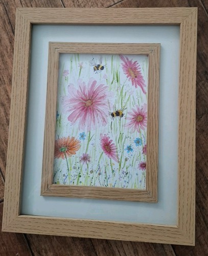 Watercolour cottage garden - watercolour,