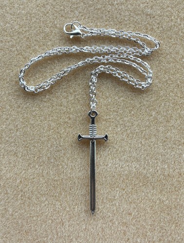 Medieval sword pendant - pendant, 20"