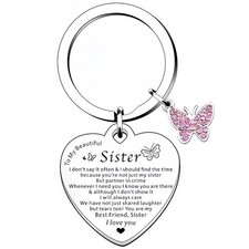 Sister Gifts Keychain for