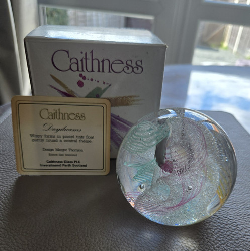 Caithness glass paperweight - caithness,