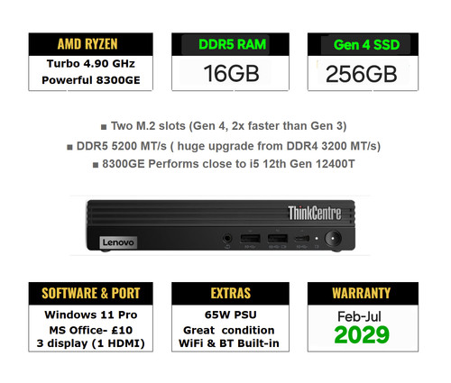 Lenovo thinkcentre m75q gen - m75q, 5