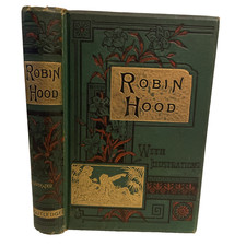 Robin Hood Poems Songs Ballads Joseph Ritson 1884 Hardback Pictorial Book
