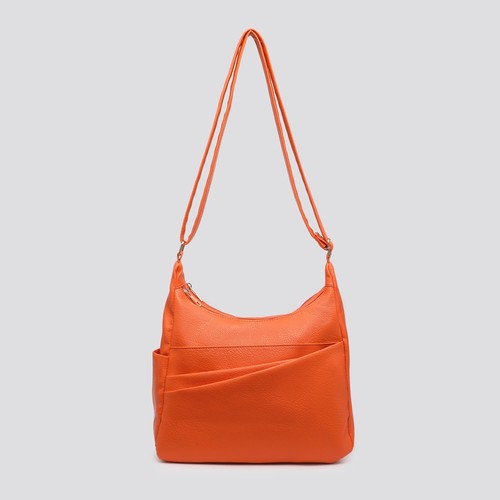 Premium faux leather hobo - leather,